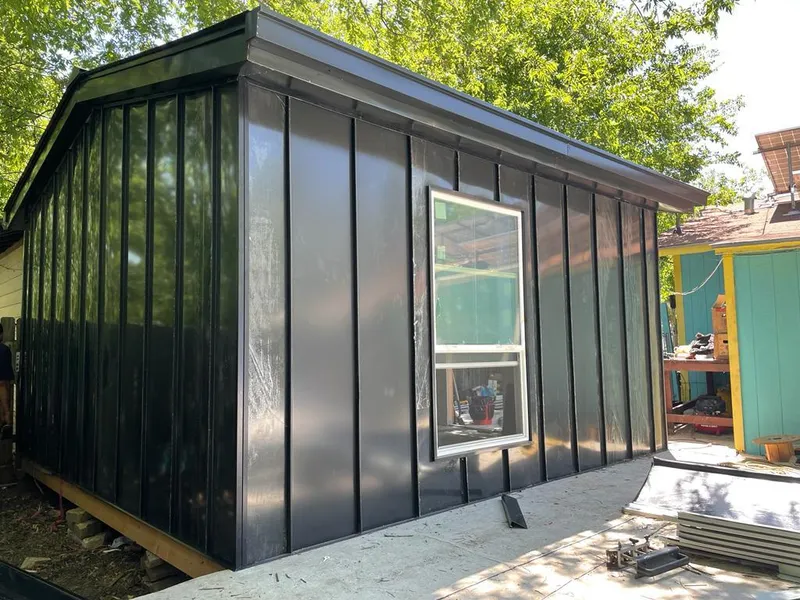 Black standing seam metal wall panels for Roof Inspection in White Plains